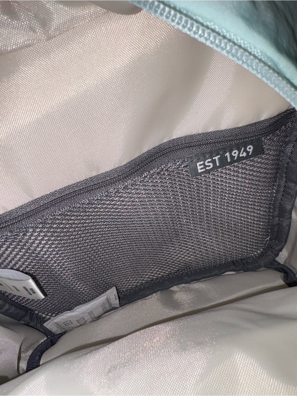 adidas Mint Green Mini Backpack with Front Pouch New with Tags - Picture 7 of 13